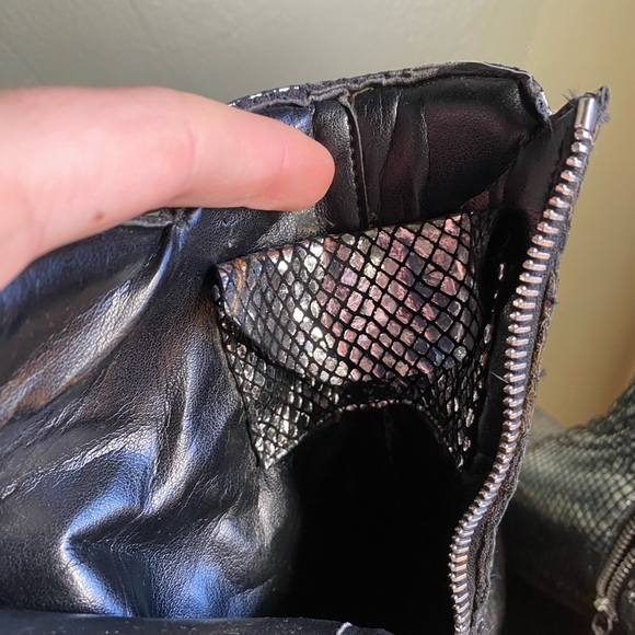 Modern Vice Leather Donna Boot in Silver Size 37 (US 7) - Picture 5 of 8